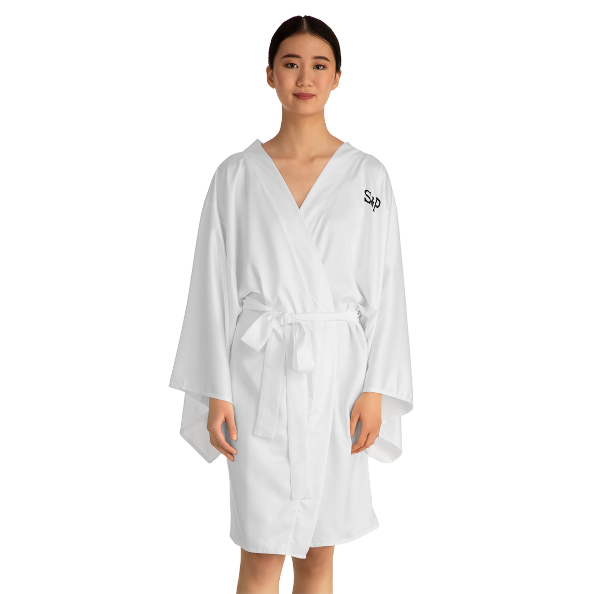 S&P - Simple Elegant Long Sleeve Kimono Robe